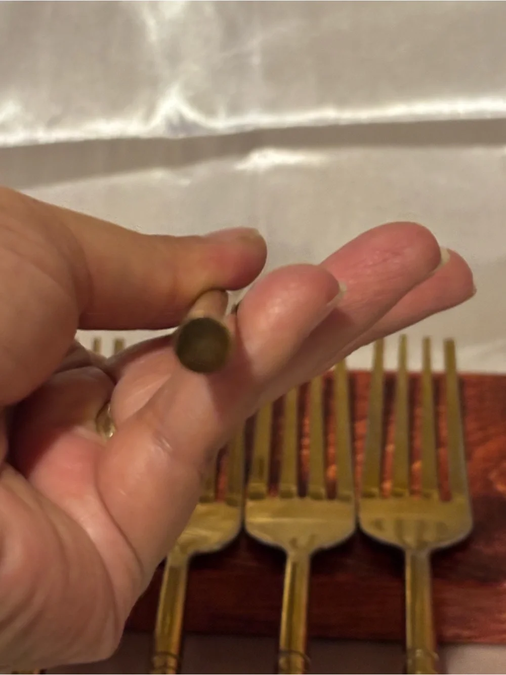 Goldtone Stainless Dinner Forks